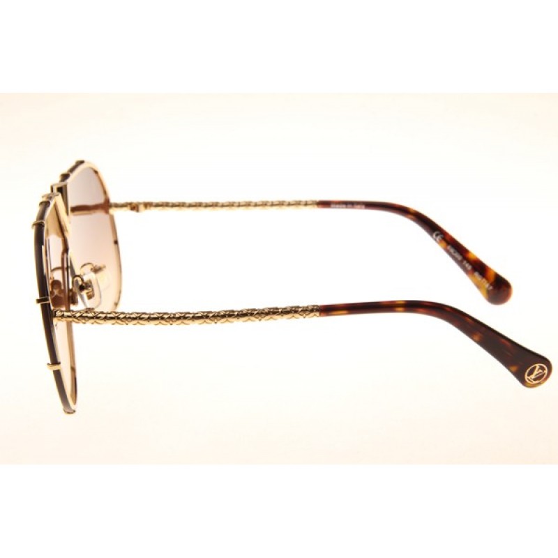 Louis Vuitton Z0898E Sunglasses In Gold Gold Mirror