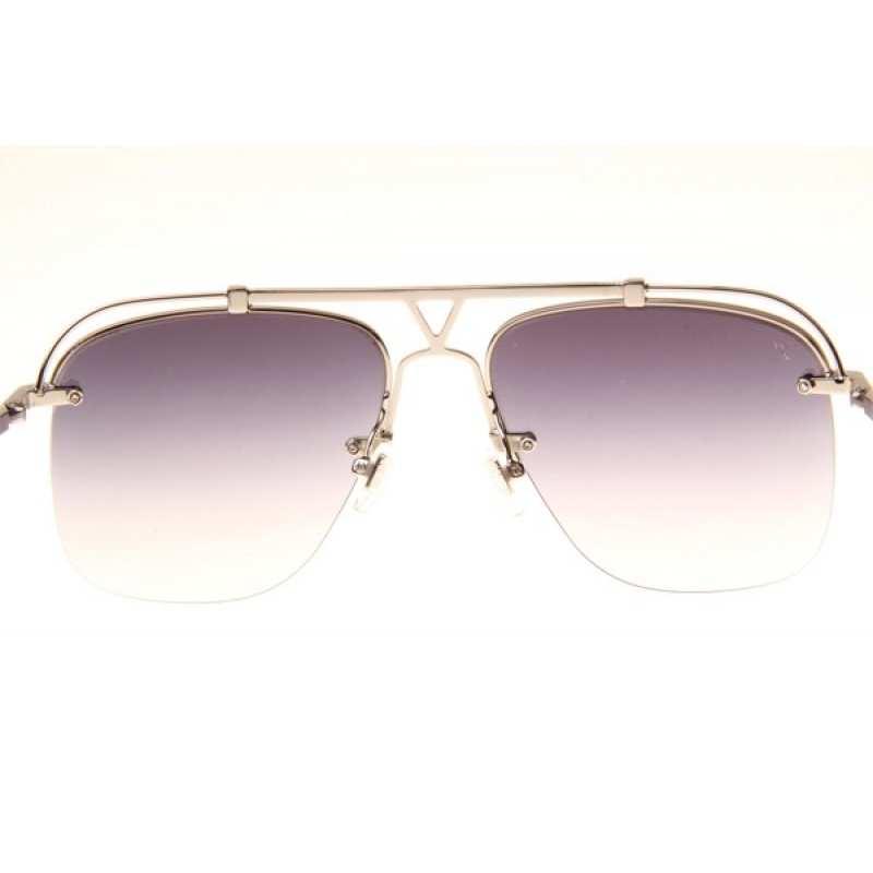 Louis Vuitton Z2335W Sunglasses In Silver Gradient Grey