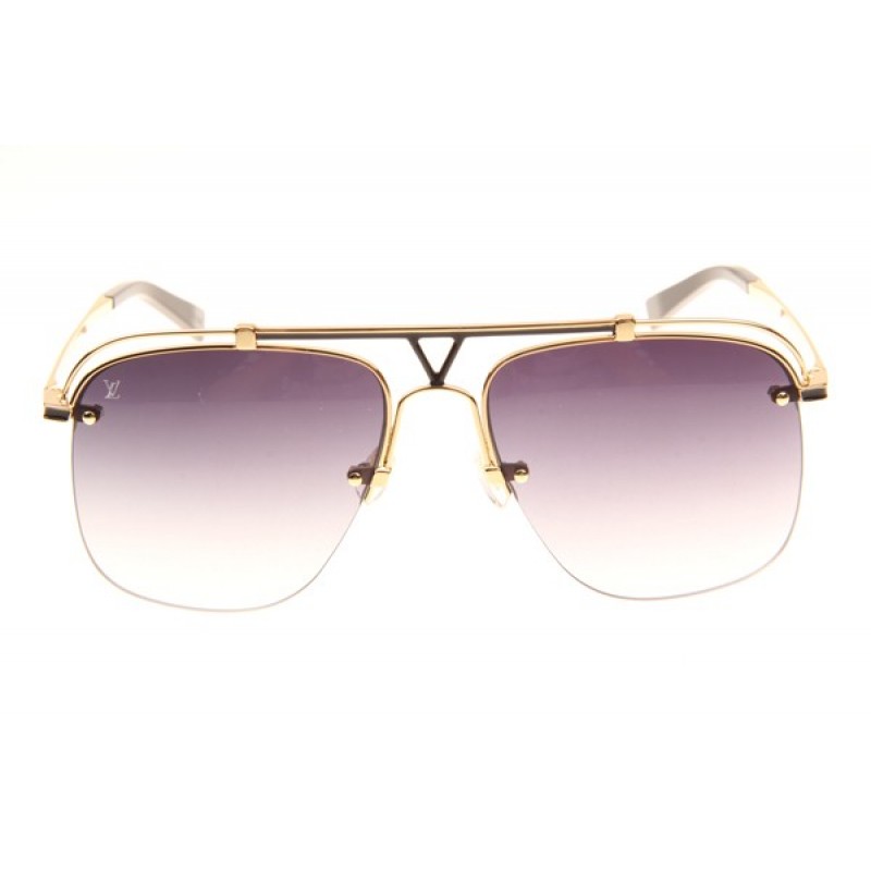 Louis Vuitton Z2335W Sunglasses In Gold Gradient Grey