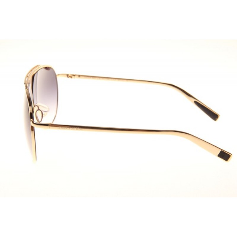Louis Vuitton Z0026W Sunglasses In Gold Gradient Grey