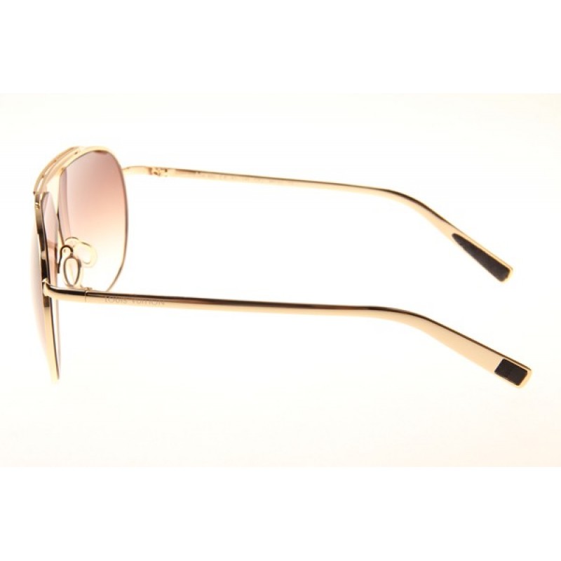 Louis Vuitton Z0026W Sunglasses In Gold Gradient Brown