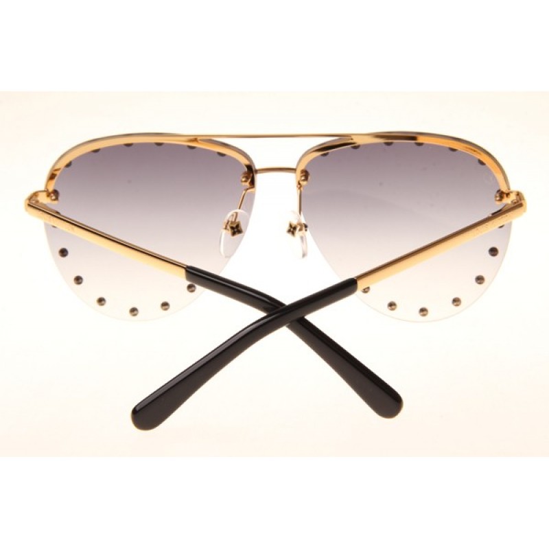 Louis Vuitton Z0914U Sunglasses In Gold Gradient Grey