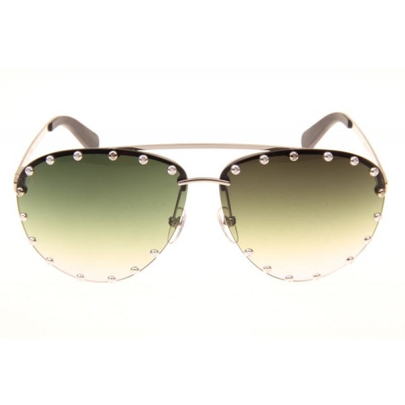 Louis Vuitton Z0914U Sunglasses In Silver Gradient Blue