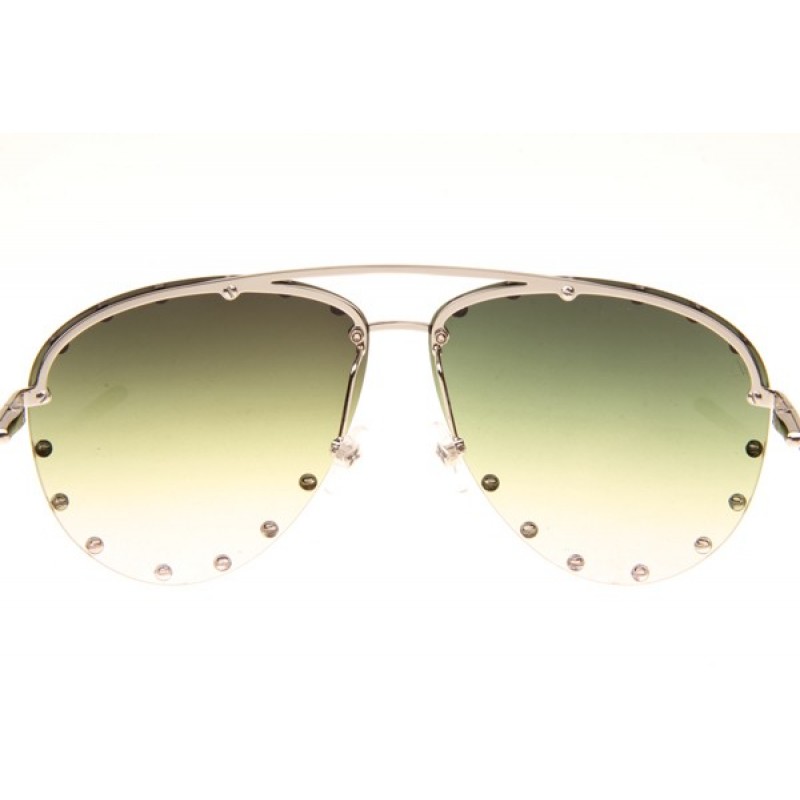 Louis Vuitton Z0914U Sunglasses In Silver Gradient Blue