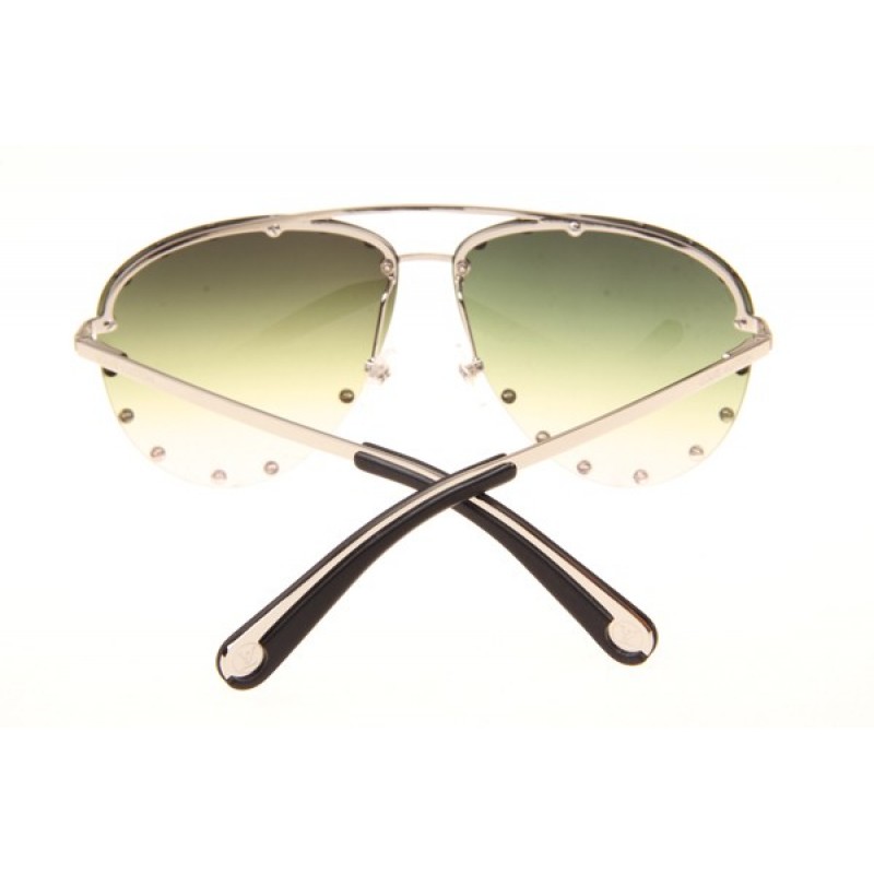 Louis Vuitton Z0914U Sunglasses In Silver Gradient Blue