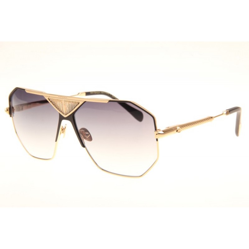 Maybach The Grand Sunglasses In Gold Black Gradient Grey