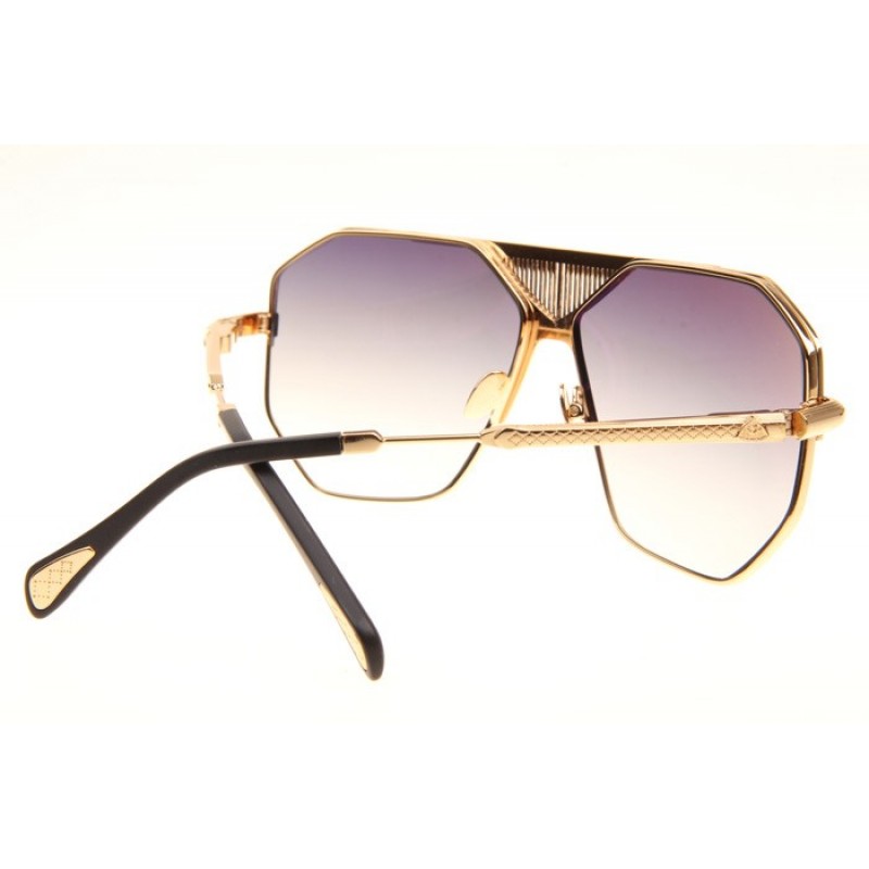 Maybach The Grand Sunglasses In Gold Black Gradient Grey