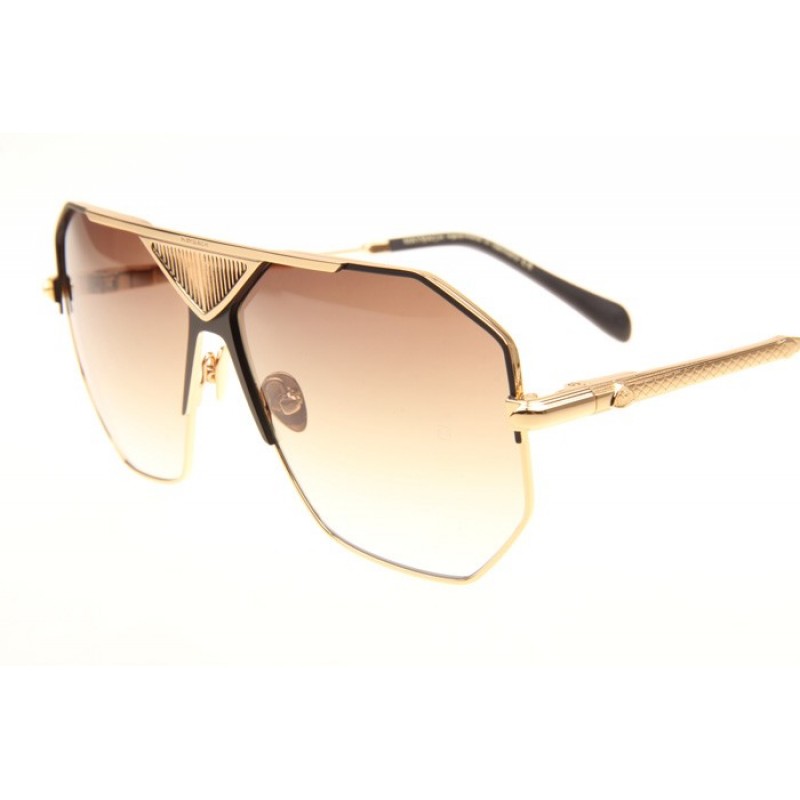 Maybach The Grand Sunglasses In Gold Black Gradient Brown