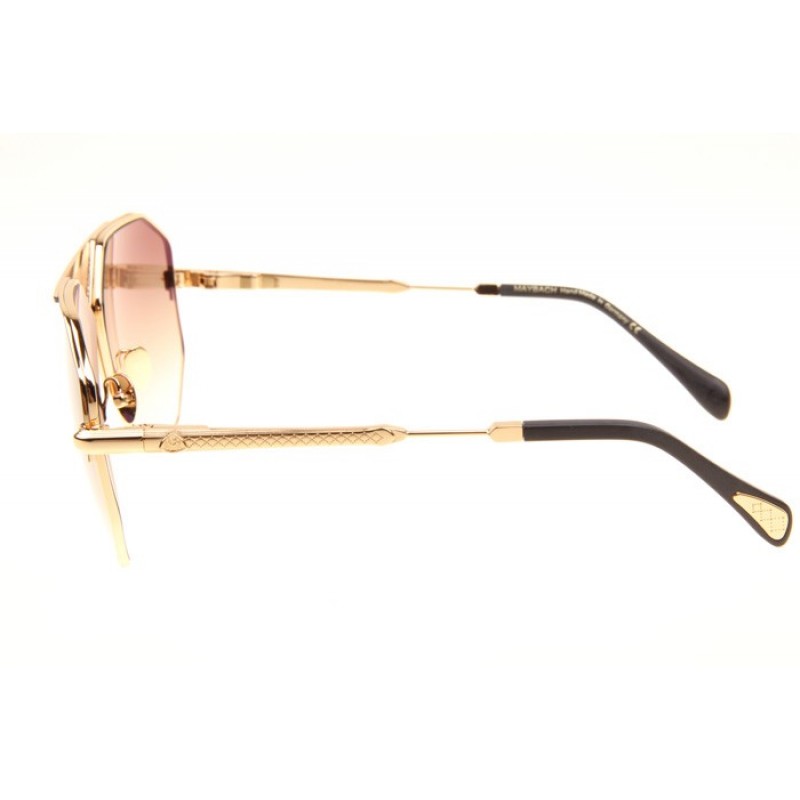 Maybach The Grand Sunglasses In Gold Black Gradient Brown