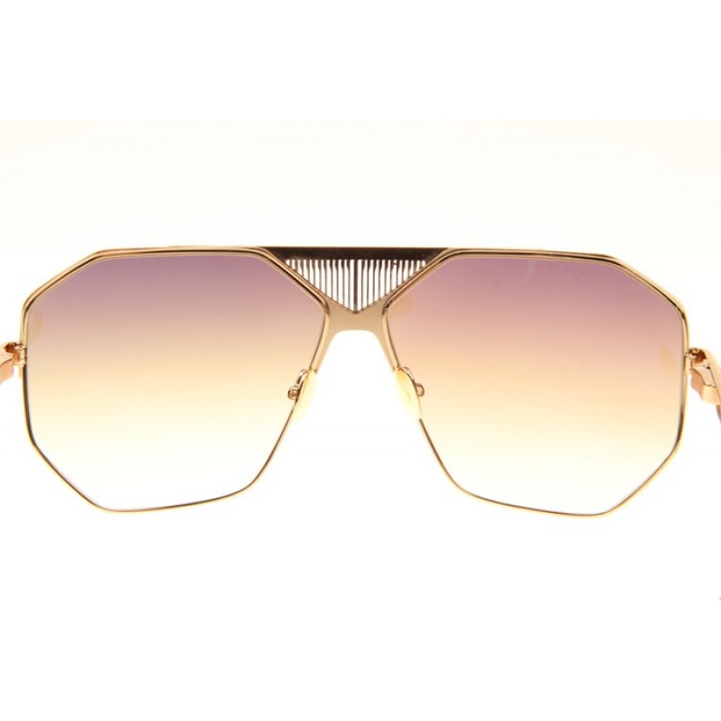 Maybach The Grand Sunglasses In Gold Black Gradient Brown