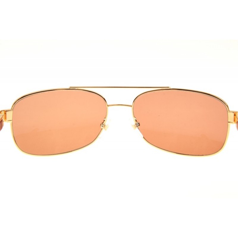 Maybach The Monarch I Sunglasses In Gold Brown
