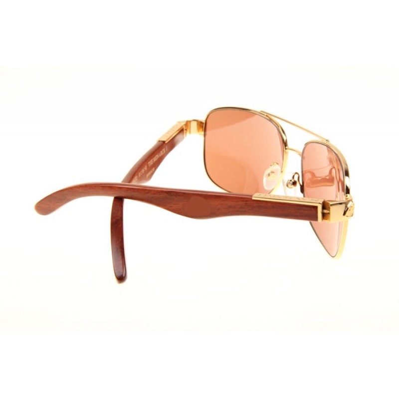 Maybach The Monarch I Sunglasses In Gold Brown