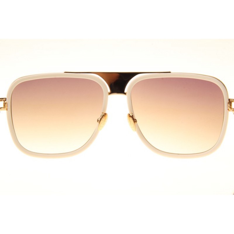 Maybach The Premier Sunglasses In White Gold