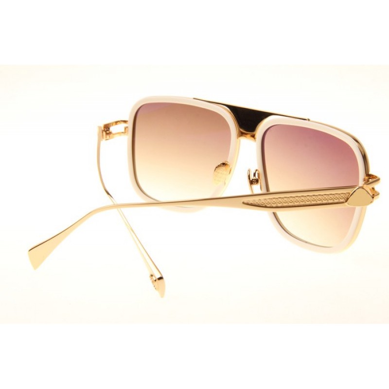 Maybach The Premier Sunglasses In White Gold