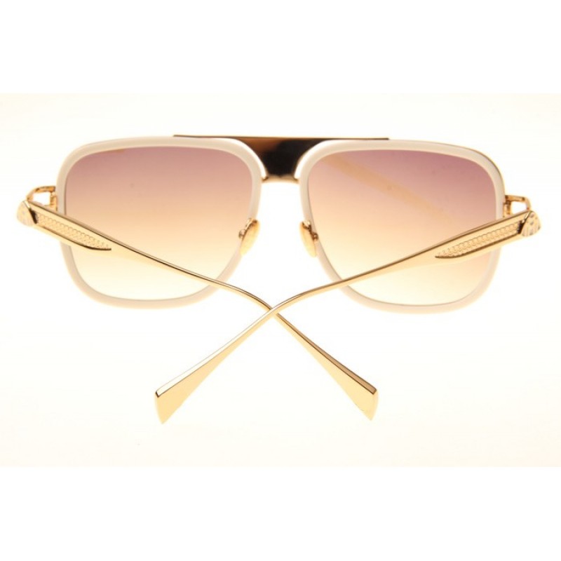 Maybach The Premier Sunglasses In White Gold