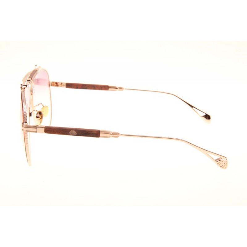 Maybach The Observer I Sunglasses In Rose Gold Gradient Pink