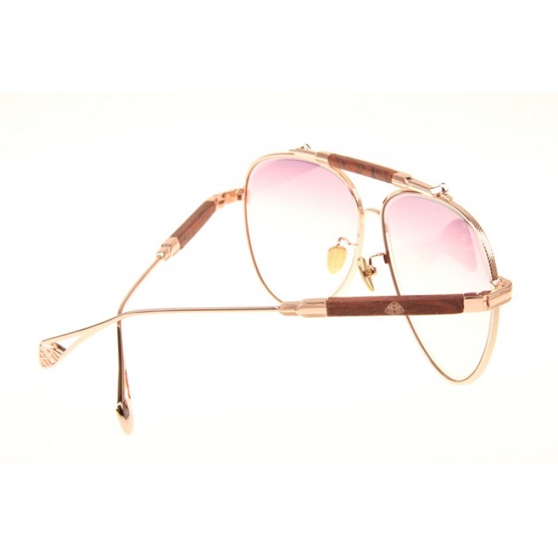 Maybach The Observer I Sunglasses In Rose Gold Gradient Pink