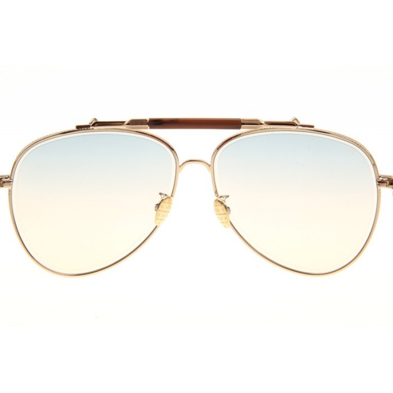 Maybach The Observer I Sunglasses In Gold Gradient Green