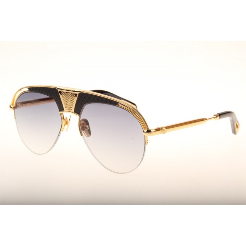 Maybach The Challenger Sunglasses In Gold Gradient...