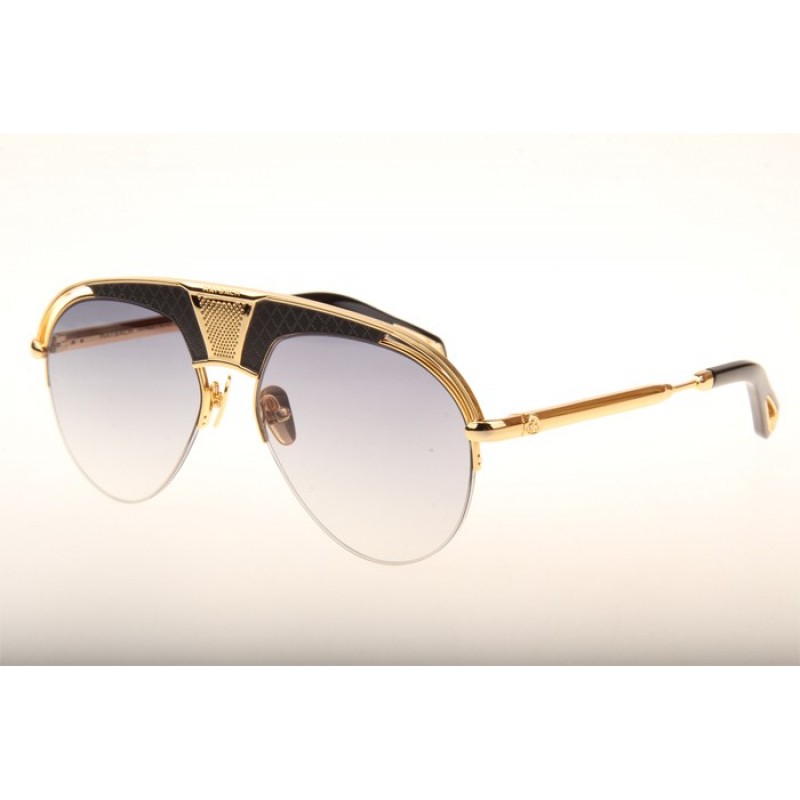 Maybach The Challenger Sunglasses In Gold Gradient Grey