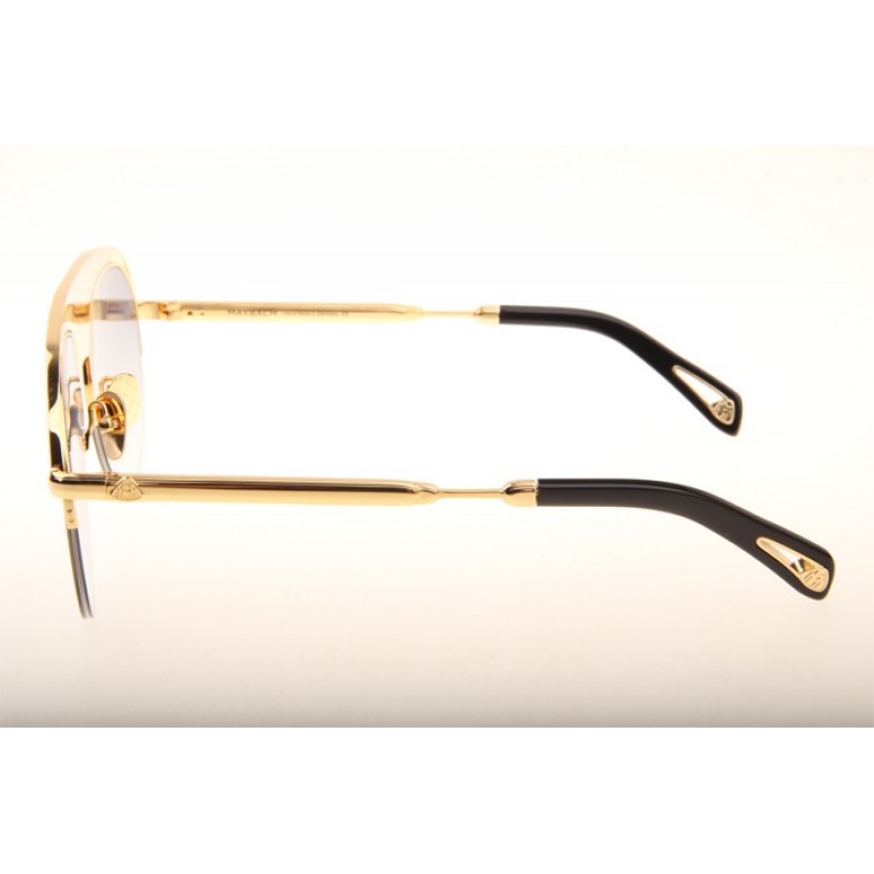 Maybach The Challenger Sunglasses In Gold Gradient Grey