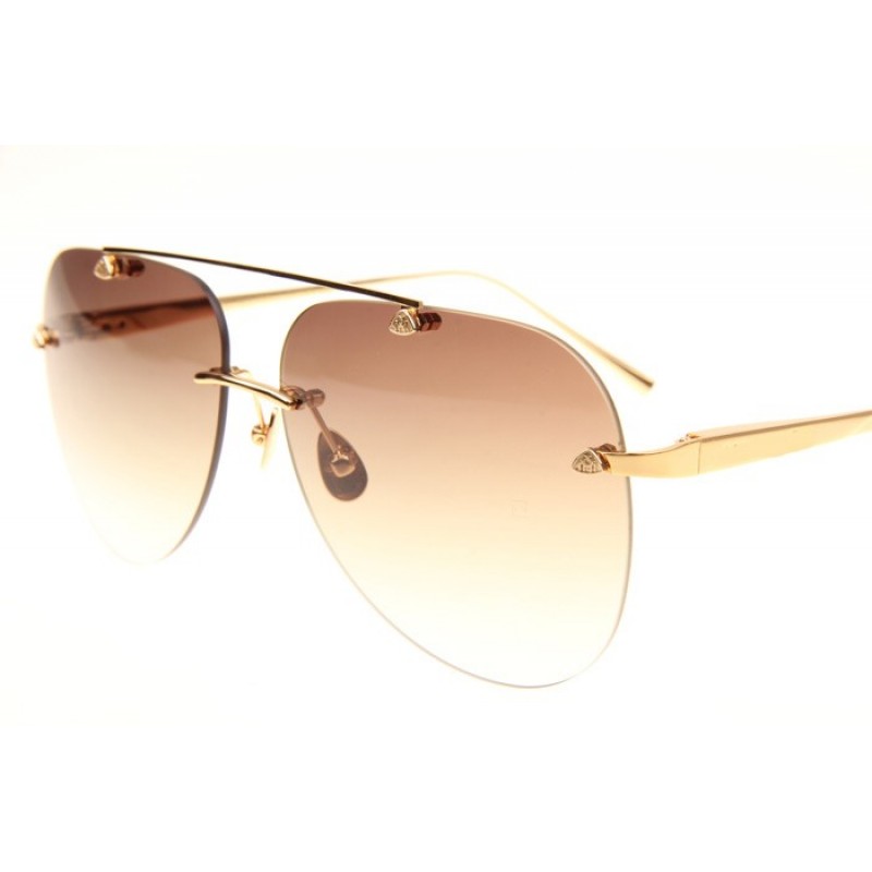 Maybach The Horizon I Sunglasses In Gold Gradient Brown