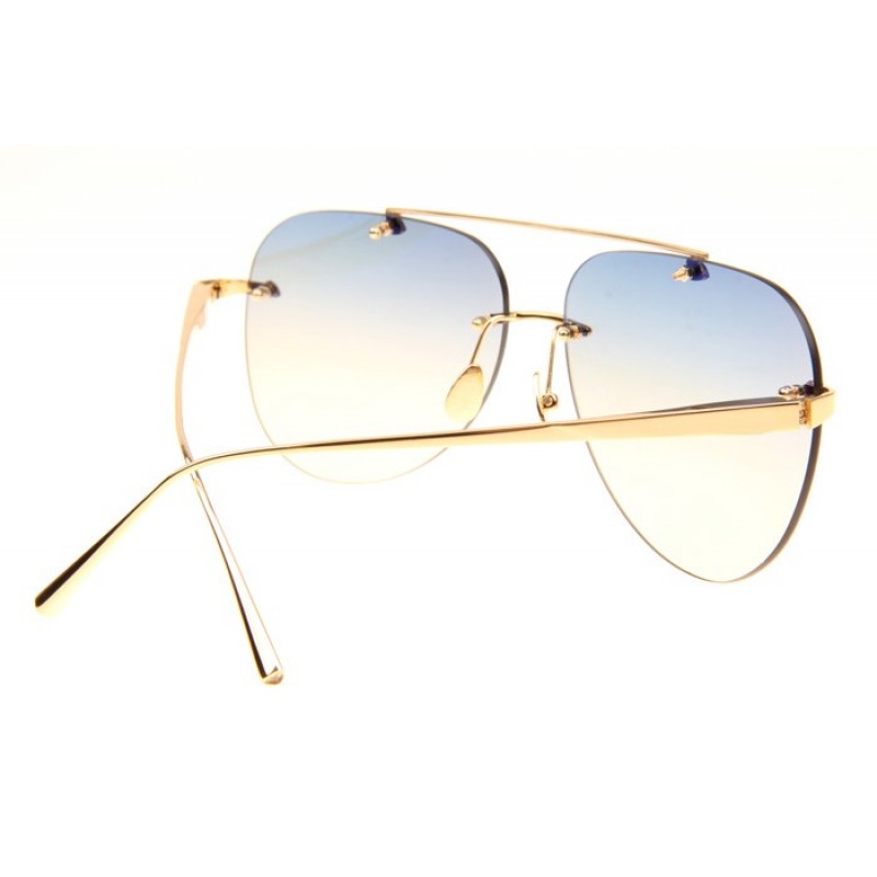 Maybach The Horizon I Sunglasses In Gold Gradient Blue