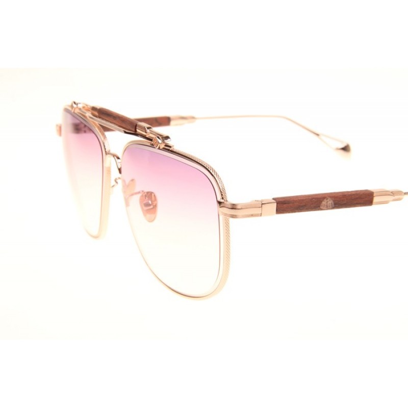Maybach The Observer II Sunglasses In Rose Gold Gradient Pink