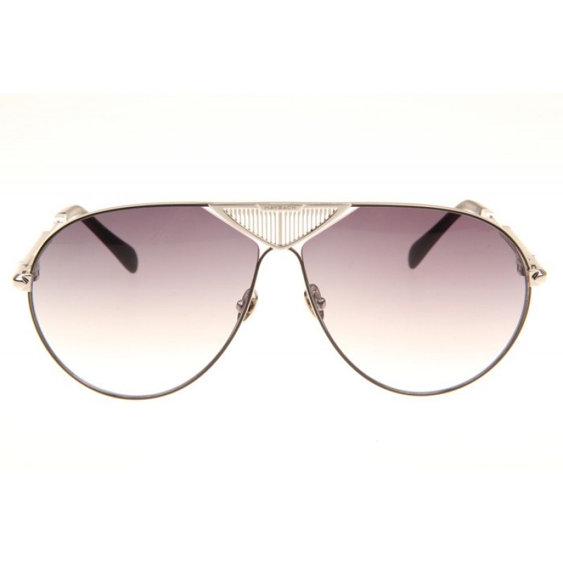 Maybach The Roadster Sunglasses In Silver Gradient Grey