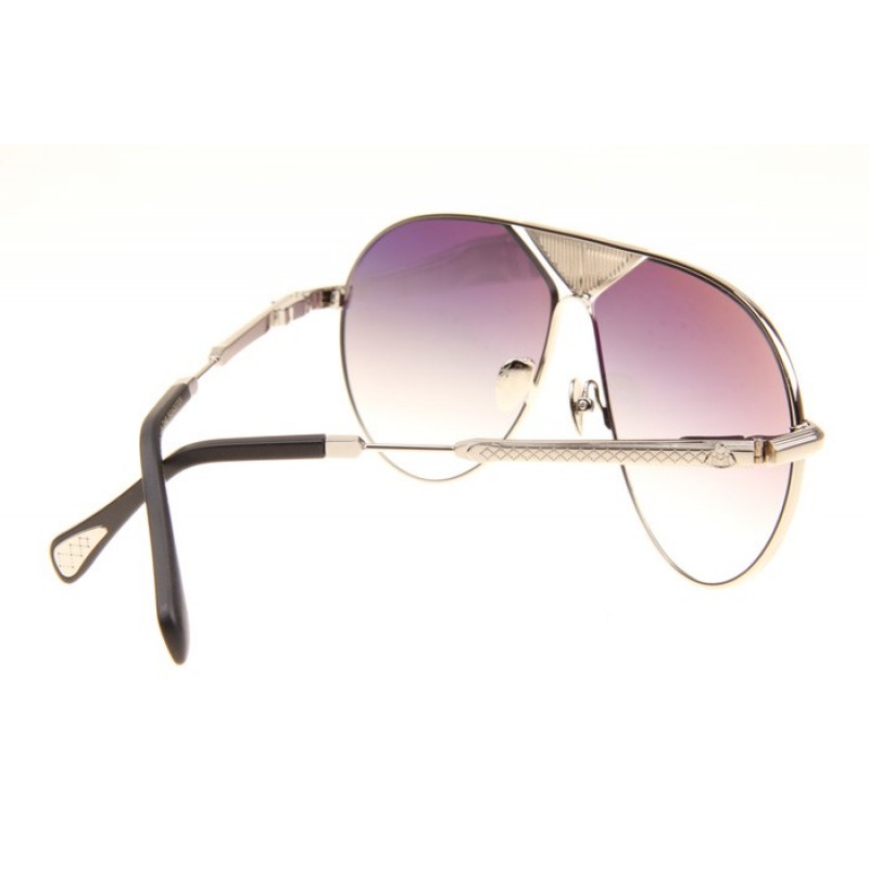 Maybach The Roadster Sunglasses In Silver Gradient Grey