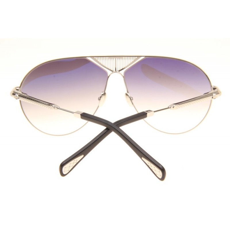 Maybach The Roadster Sunglasses In Silver Gradient Grey