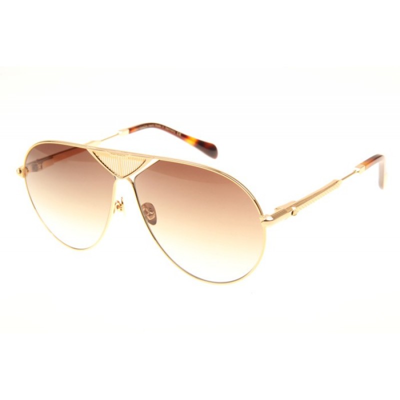 Maybach The Roadster Sunglasses In Gold Tortoise G...