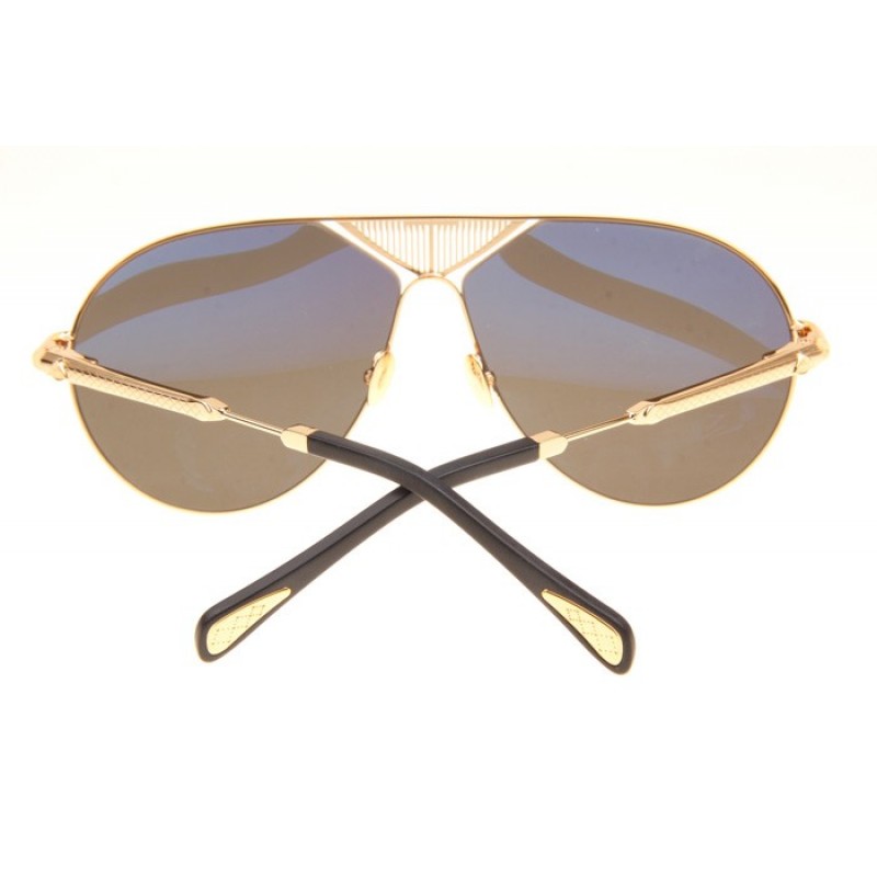 Maybach The Roadster Sunglasses In Gold Black Green