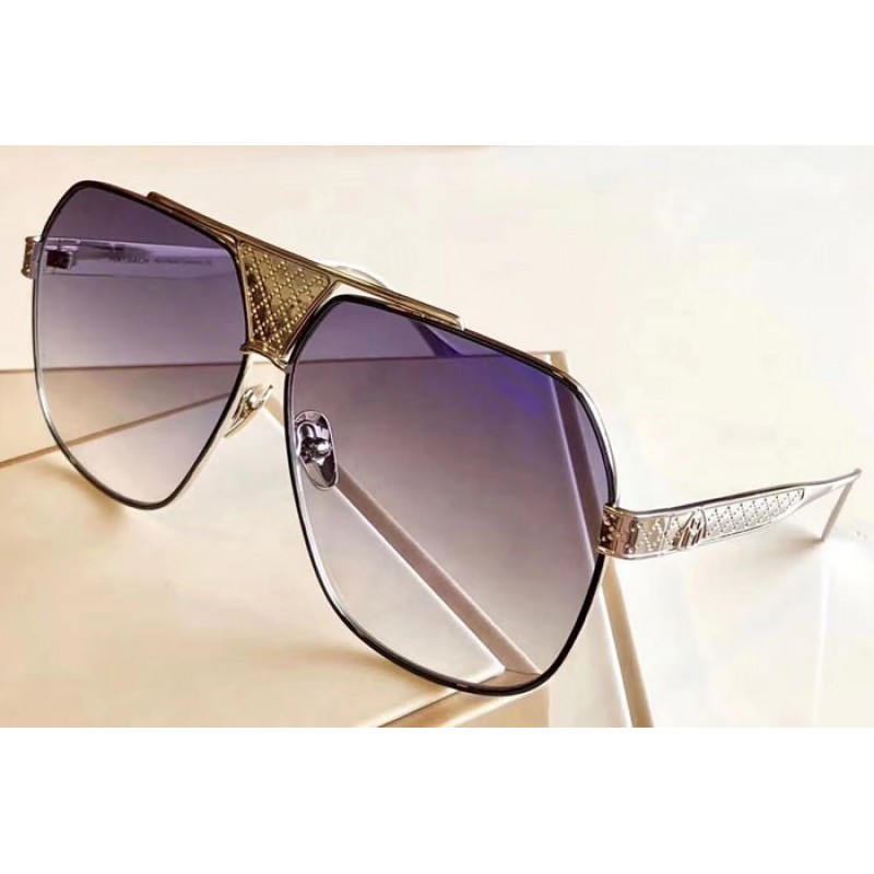 Maybach The Judge Sunglasses In Silver Gradient Gr...