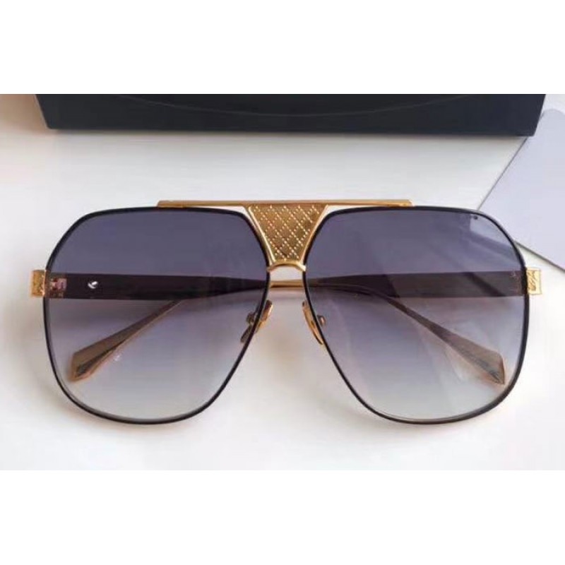 Maybach The Judge Sunglasses In Gold Gradient Grey