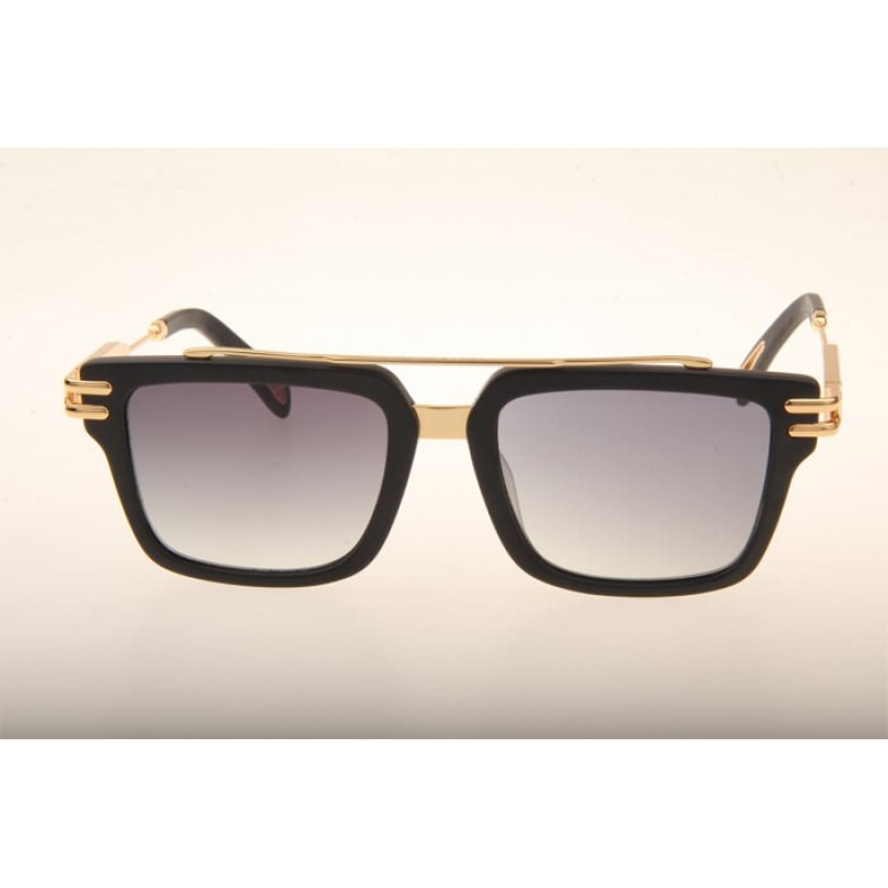 Maybach The ACE Sunglasses In Black Gold Gradient Grey