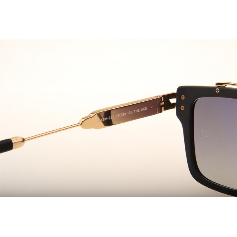 Maybach The ACE Sunglasses In Black Gold Gradient Grey