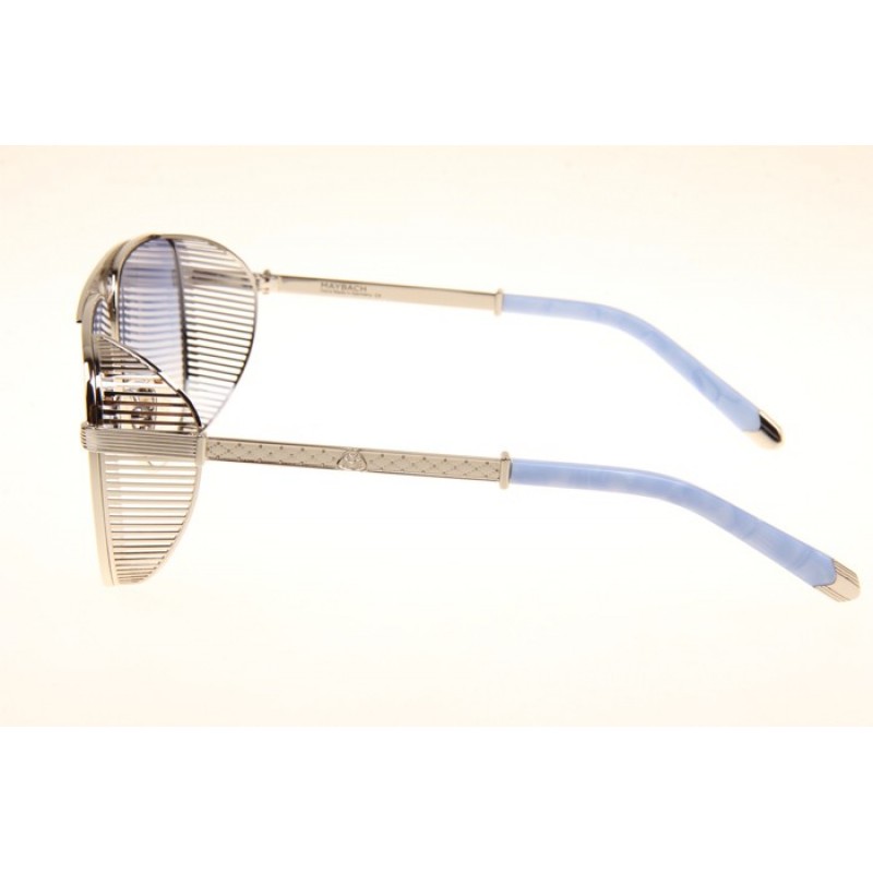 Maybach The VISION II Sunglasses In Silver Gradient Blue