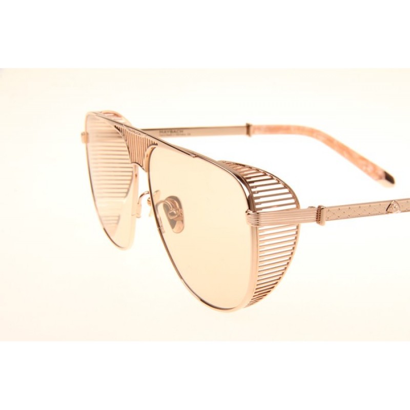 Maybach The VISION II Sunglasses In Pink Light Brown