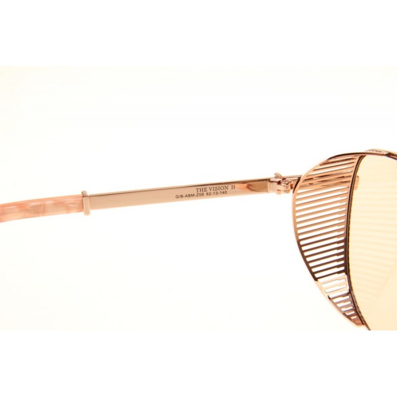 Maybach The VISION II Sunglasses In Pink Light Brown
