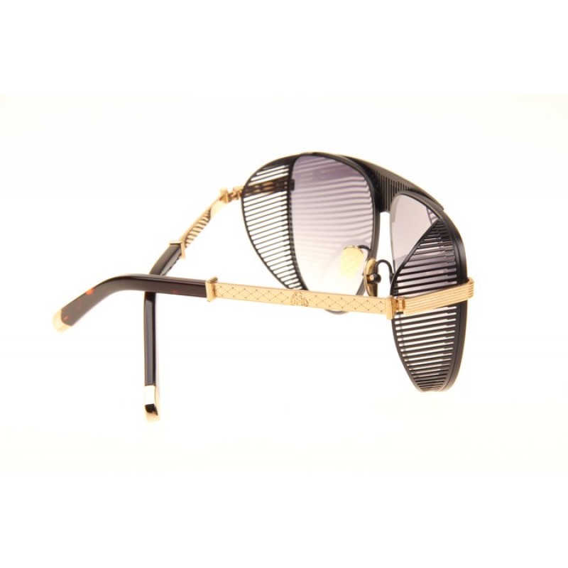 Maybach The VISION II Sunglasses In Black Gold Gradient Grey