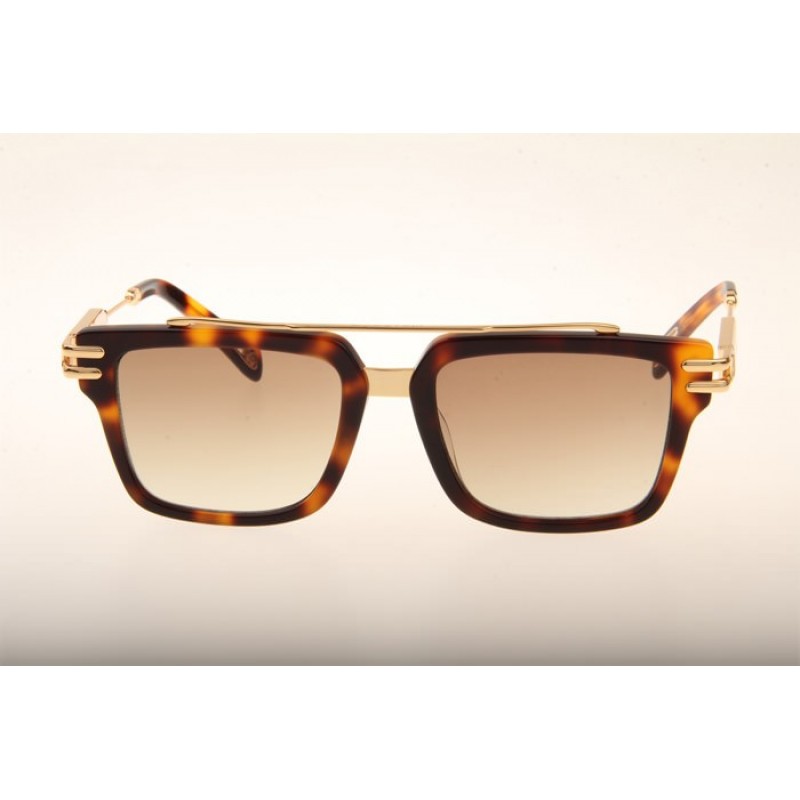 Maybach The ACE Sunglasses In Tortoise Gold Gradient Brown