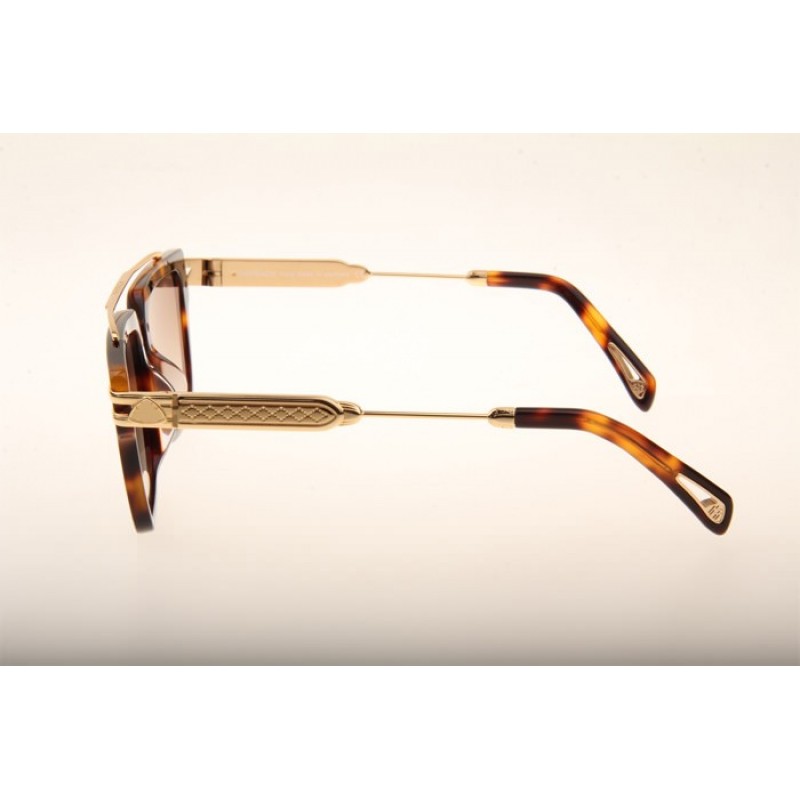 Maybach The ACE Sunglasses In Tortoise Gold Gradient Brown