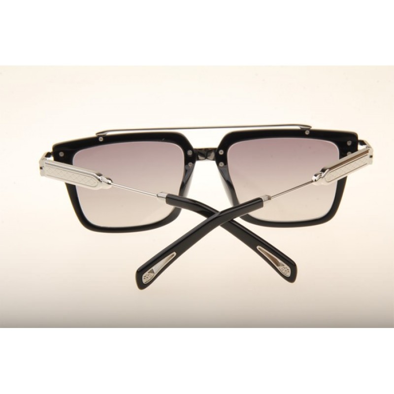 Maybach The ACE Sunglasses In Black Silver Mirror