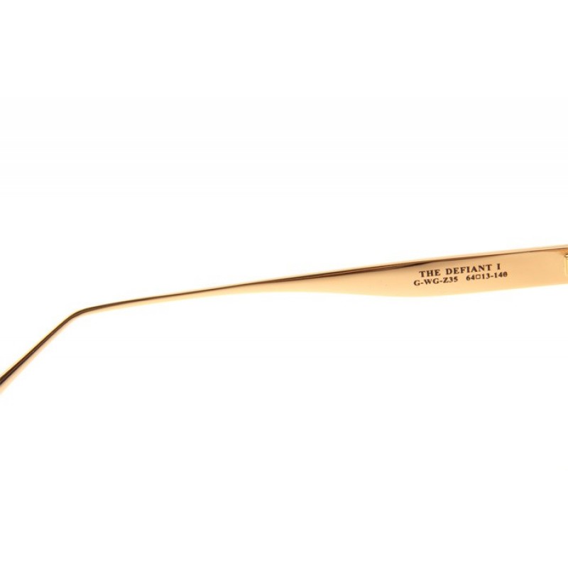 Maybach The Defiant I Sunglasses In Gold White Gradient Brown