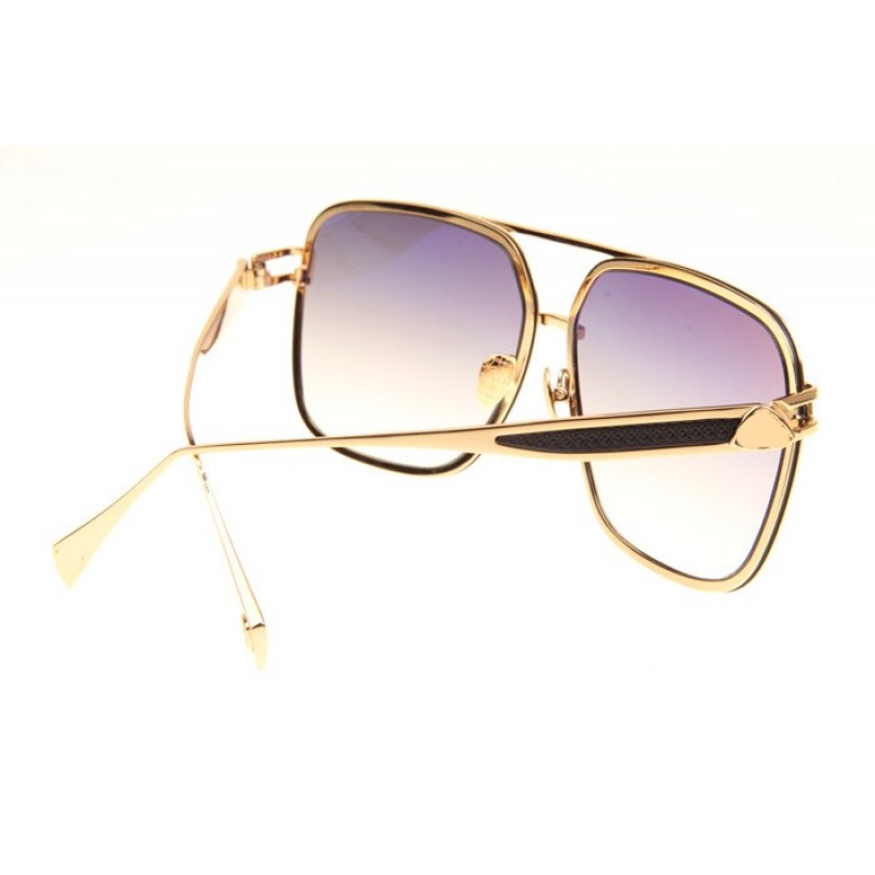 Maybach The Defiant I Sunglasses In Gold Gradient Grey