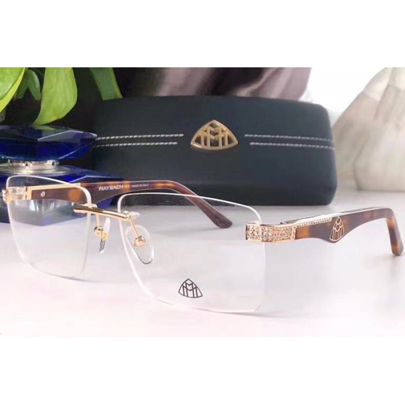 Maybach Z1096 Eyeglasses In Gold Tortoise