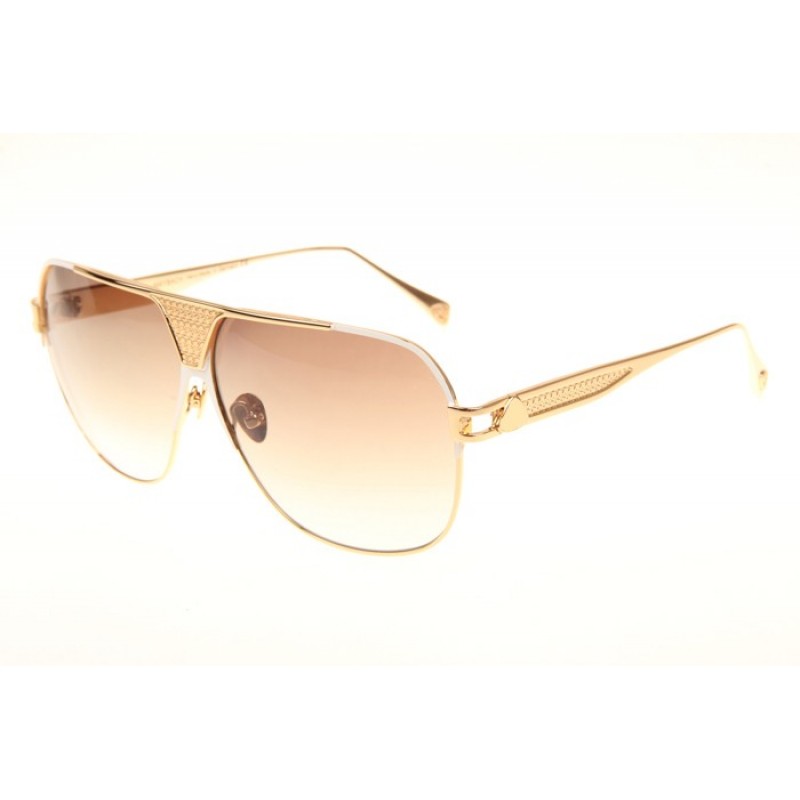 Maybach The Player Sunglasses In Gold White Gradie...