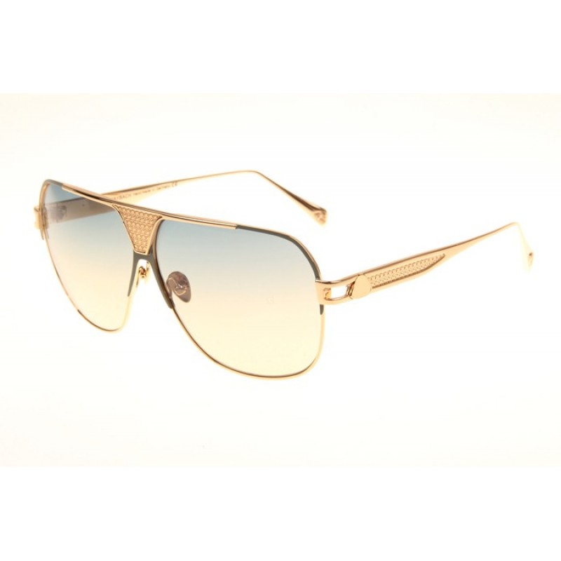 Maybach The Player Sunglasses In Gold Gradient Gre...