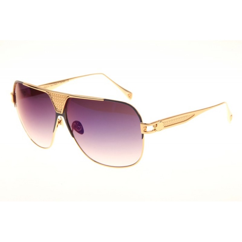 Maybach The Player Sunglasses In Gold Gradient Blu...